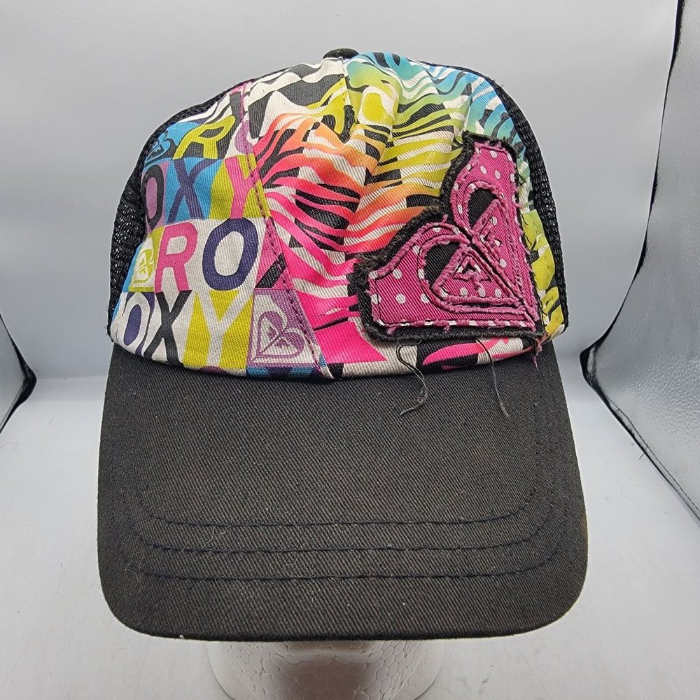 Roxy Adults Unisex Trucker Style Hat Multicolored Rainbow